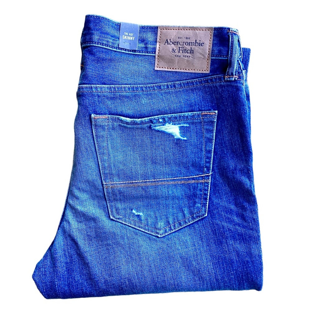 A&F | Skinny Button Fly Jeans 36x32 | 100% Cotton